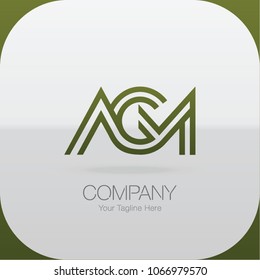 Logo Letter Combinations A, C and M. 3 Letter Combinations