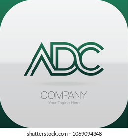 Logo Letter Combinations A, D and C. 3 Letter Combinations
