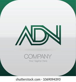 Logo Letter Combinations A, D and N. 3 Letter Combinations