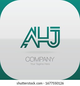 Combinaciones de letras con logotipo A, H y A. Combinaciones de 3 letras