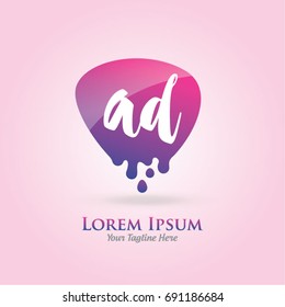 Logo Letter Combinations A and D