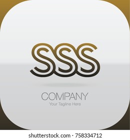 Logo Letter Combinations S, S and S. 3 Letter Combinations