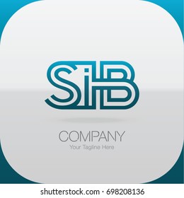 Logo Letter Combinations S, I and B. 3 Letter Combinations