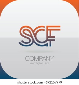 Logo Letter Combinations S, C and F. 3 letter combinations