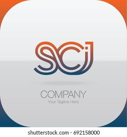 Logo Letter Combinations S, C and I. 3 letter combinations