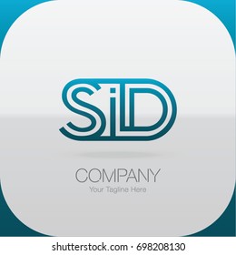 Logo Letter Combinations S, I and D. 3 Letter Combinations