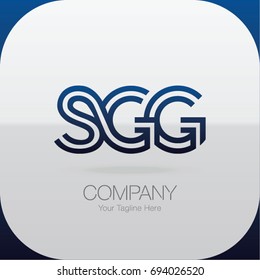 Logo Letter Combinations S, G and G. 3 Letter Combinations