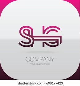 Logo Letter Combinations S, H and G. 3 Letter Combinations