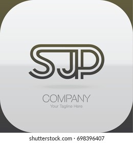 Logo Letter Combinations S, J and P. 3 Letter Combinations