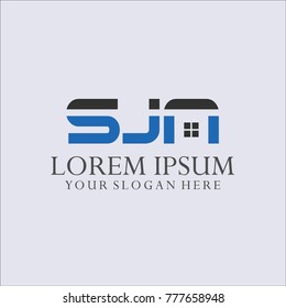 Logo Letter Combinations S, J and A. 3 Letter Combinations