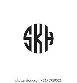 Logo Letter Combinations S, K and H. 3 Letter Combinations