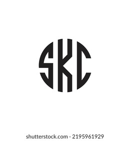 Logo Letter Combinations S, K and C. 3 Letter Combinations
