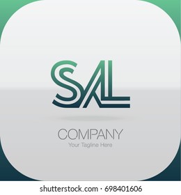 Logo Letter Combinations S, K and L. 3 Letter Combinations