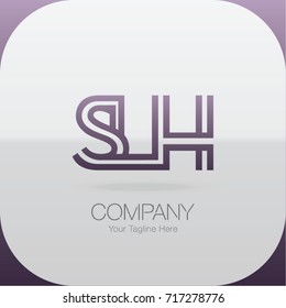 Logo Letter Combinations S, L and H. 3 Letter Combinations