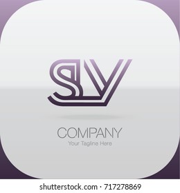 Logo Letter Combinations S, L and V. 3 Letter Combinations