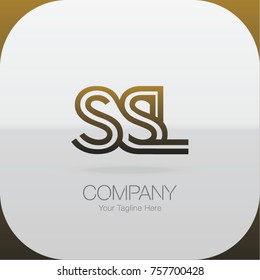 Logo Letter Combinations S, S and L. 3 Letter Combinations