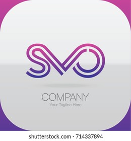 Logo Letter Combinations S, M and O. 3 Letter Combinations