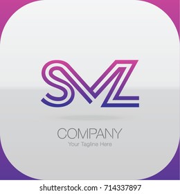 Logo Letter Combinations S, M and Z. 3 Letter Combinations
