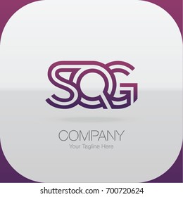 Logo Letter Combinations S, Q and G. 3 Letter Combinations