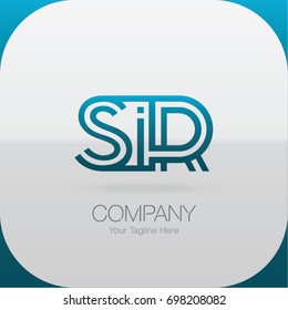 Logo Letter Combinations S, I and R. 3 Letter Combinations