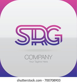 Logo Letter Combinations S, R and G. 3 Letter Combinations