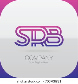 Logo Letter Combinations S, R and B. 3 Letter Combinations