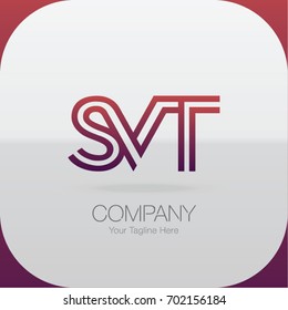 Logo Letter Combinations S, V and T. 3 Letter Combinations