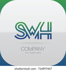 Logo Letter Combinations S, W and H. 3 Letter Combinations