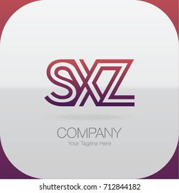 Logo Letter Combinations S, X and Z. 3 Letter Combinations