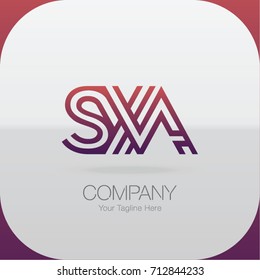 Logo Letter Combinations S, X and A. 3 Letter Combinations