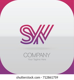 Logo Letter Combinations S, Y and V. 3 Letter Combinations
