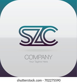 Logo Letter Combinations S, Z and C. 3 Letter Combinations