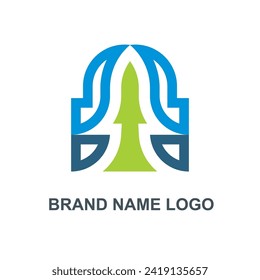 Letra de logotipo vector de diseño de la empresa