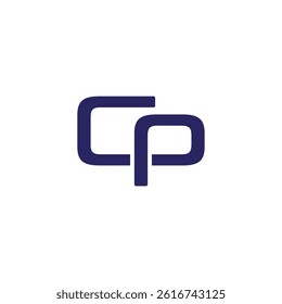 Logo Letter CP Modern Simple