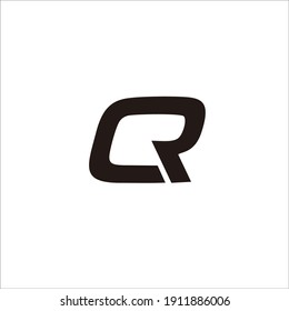 logo letter "CR" for your brand and company name