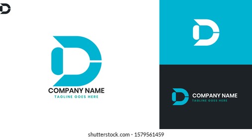 Logo Letter D - All elements on this template are editable with vector software.