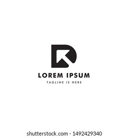Logo Letter D Arrow, Concept Letter D + Icon Arrow.