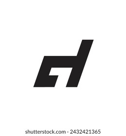 Logo letter D design template element