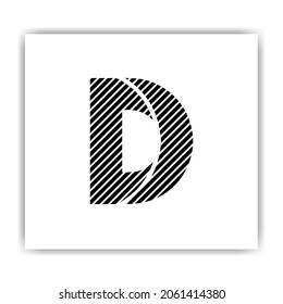 Logo Letter D Line Design Stock Vector (Royalty Free) 2061414380 ...