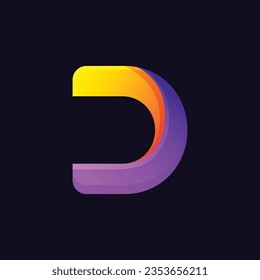 Logo Letter D Modern Logo