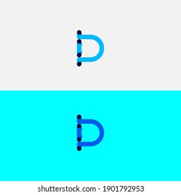 logo letter d monogram icon, simple concept initial D.