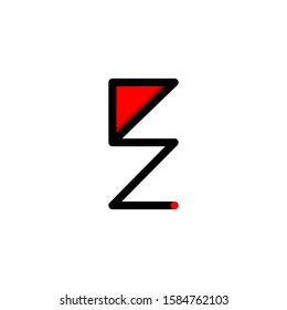 LOGO LETTER D & Z, MINIMAL CONSEPT
