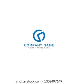 Logo Letter design, gp, pg, Illustration Abstract circle - Vector