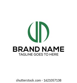 Logo letter DP abstrac - vector