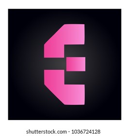 logo letter e