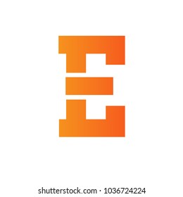 logo letter e