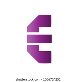 logo letter e