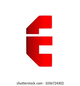 logo letter e