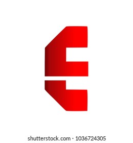 logo letter e