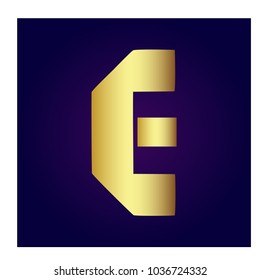 logo letter e